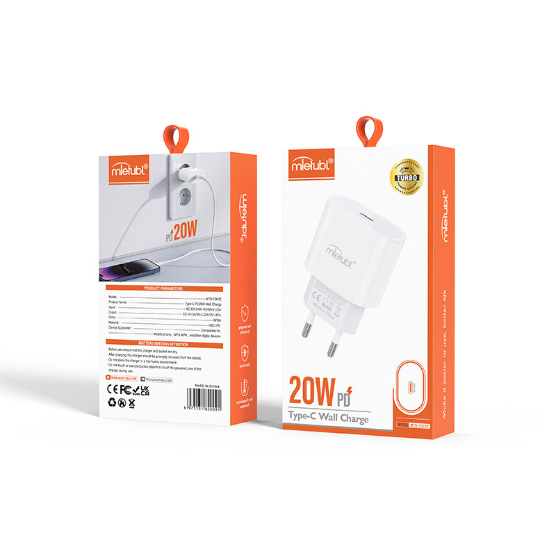 شارژر سریع ۲۰ وات میتوبل مدلMTB-CS02