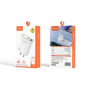 شارژ سریع ۲۰ وات دو پورت میتوبل مدلMTB-CS03