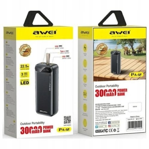 پاوربانک 30 هزار AWEI PA-12