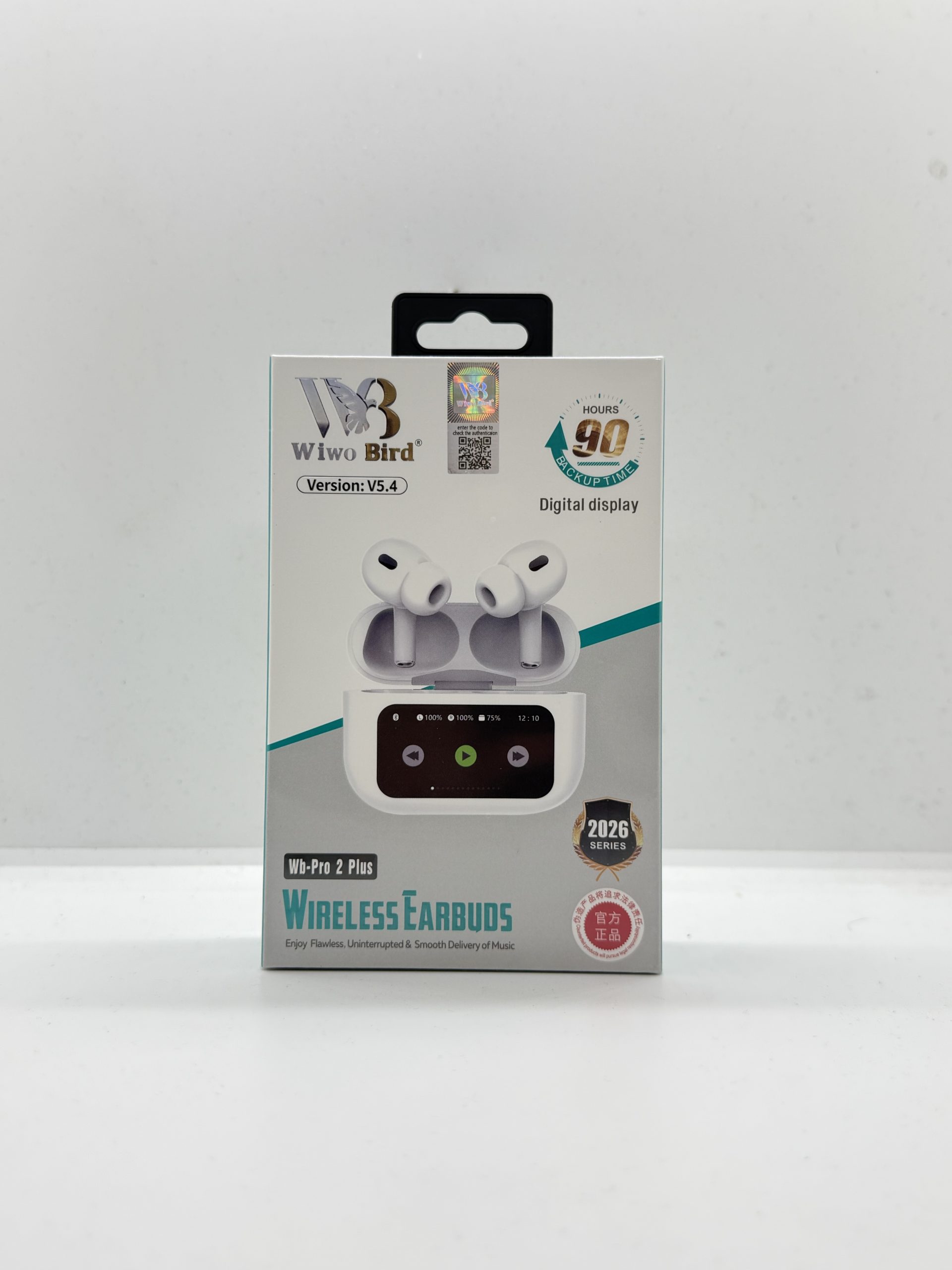 هندزفری بلوتوثی Wiwo Bird مدل WB‑Pro 2 Plus با نمایشگر دیجیتال