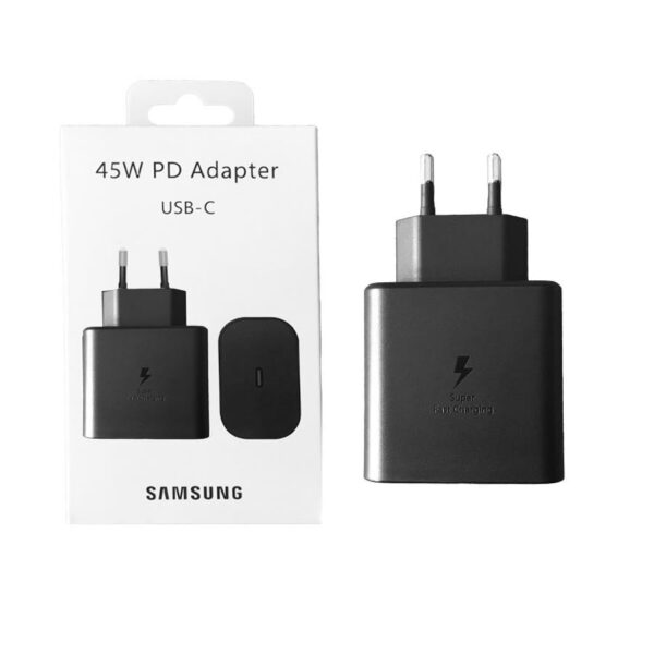 شارژر سامسونگ 45 وات دوپین مدل EP-TA845 برد سولوم(عمده)