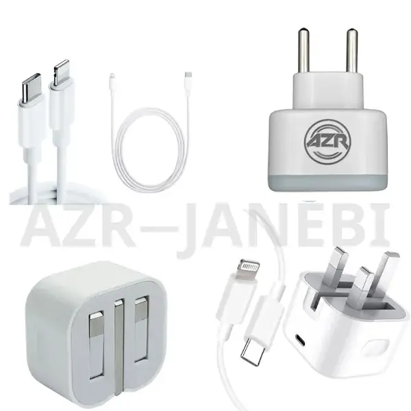 شارژر آیفون 20 وات همراه کابل + گارانتی