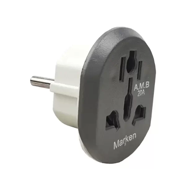 دو شاخه تبدیل برق 3 به 2 مارکن مدل 20A